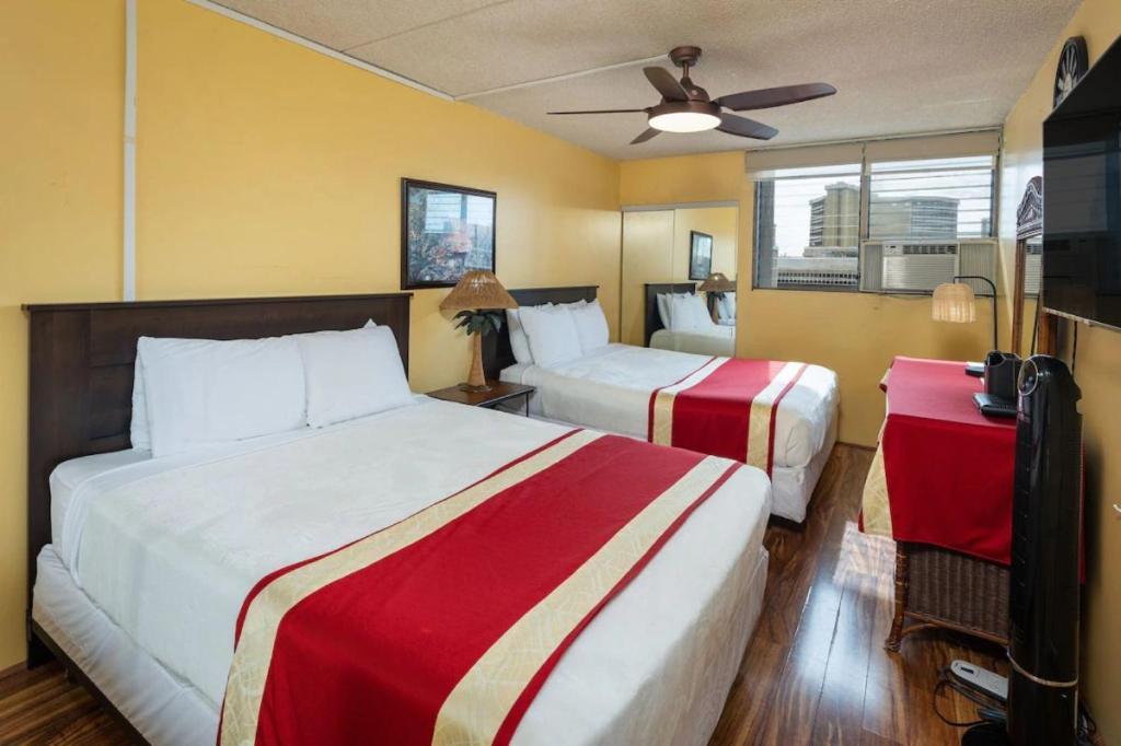 Heart Of Waikiki,1Bdrm,Free Parking, Wifi,No Resort Fees,Youtube,Netflix ! Honolulu Ngoại thất bức ảnh